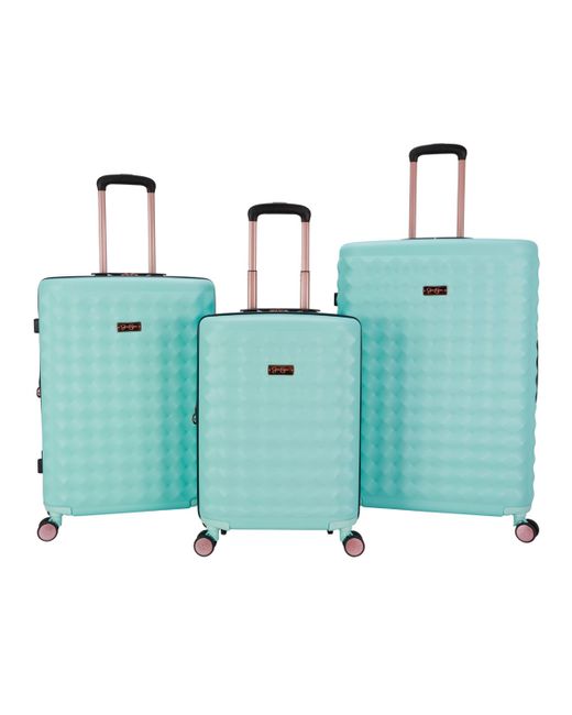 Jessica Simpson Vibrance 3 Piece Hardside luggage Set in Blue Lyst