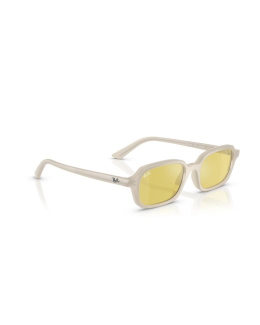 Ray-Ban Yellow Rectangle Sunglasses