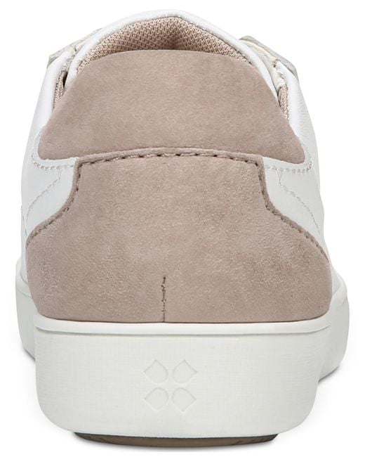 Naturalizer White Morrison Lace Up Sneakers