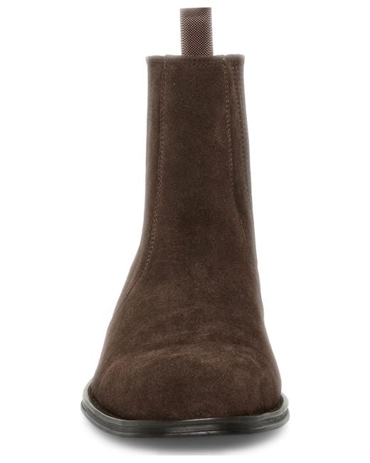 Steve Madden Brown Kemp Round Toe Boots for men