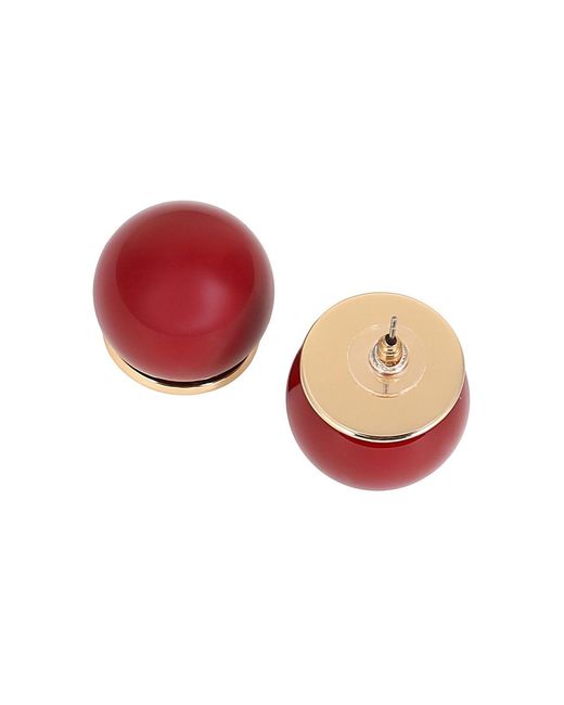 SOH Red The Chunky-jacqueline Stud Earrings