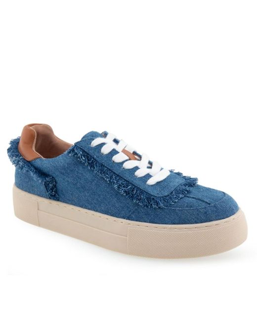 Aerosoles Blue Bramston Casual Sneakers