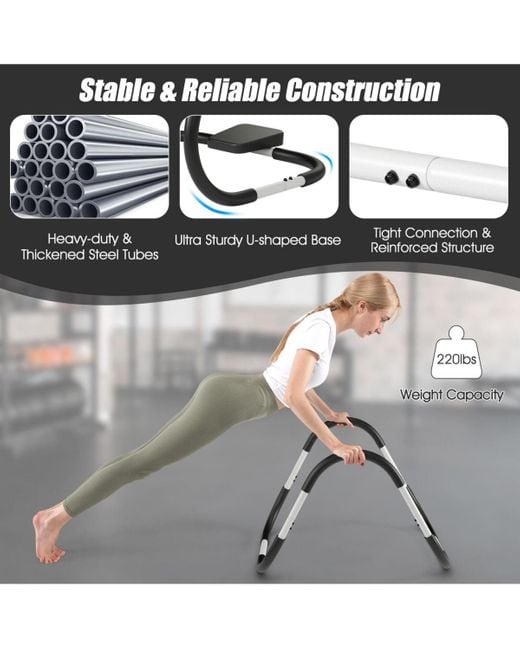 Hongge Metallic Portable Ab Trainer