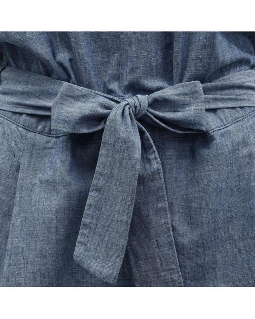 Hope & Henry Blue Halter Romper