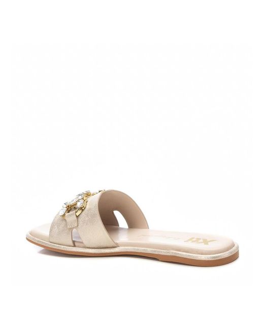 Xti White Flat Sandals