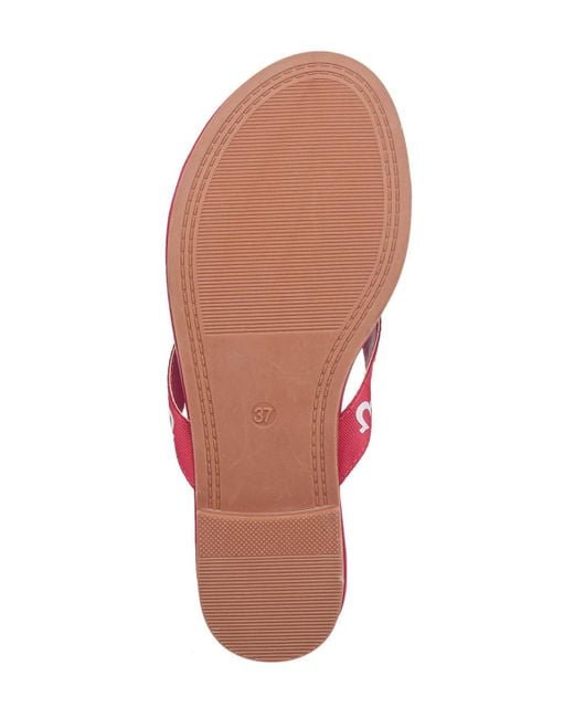 True Religion Pink 's Logo Flip Flop Sandals – Slim Strap Design With Branded