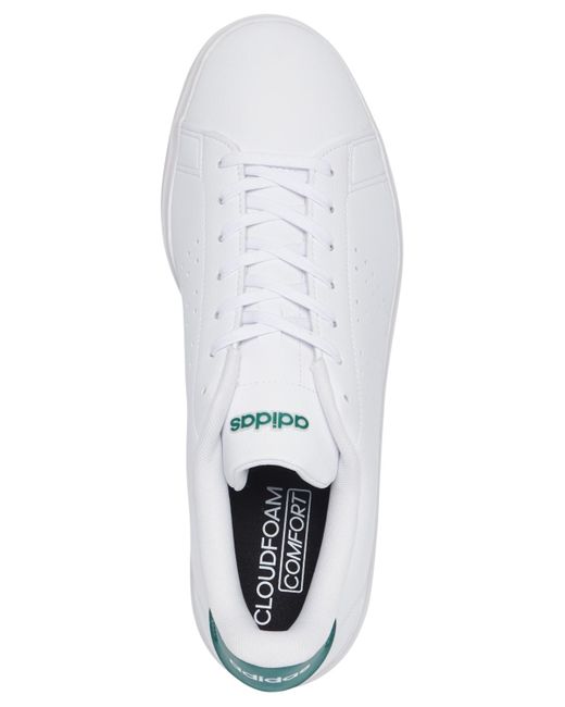 Adidas White Advantage 2.0 Casual Tennis Sneakers From Finish Line for men
