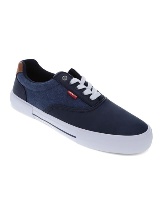 Levi's Blue Thane Fashion Athletic Lace Up Sneakers for men