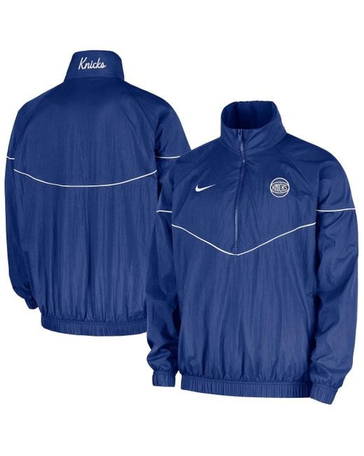 Nike Men's Blue Golden State Warriors Courtside Windrunner