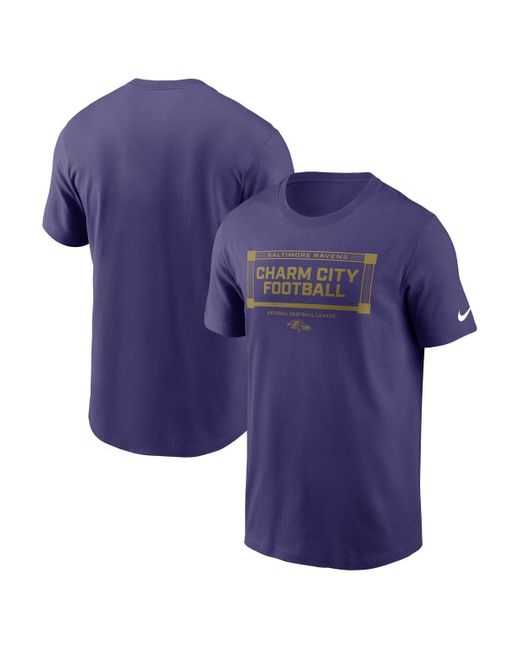 Nike Blue Baltimore Ravens Primetime Local Essential T-shirt for men