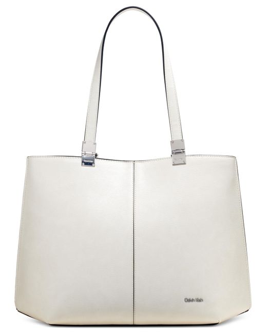 Calvin Klein White Granite Tote Bag