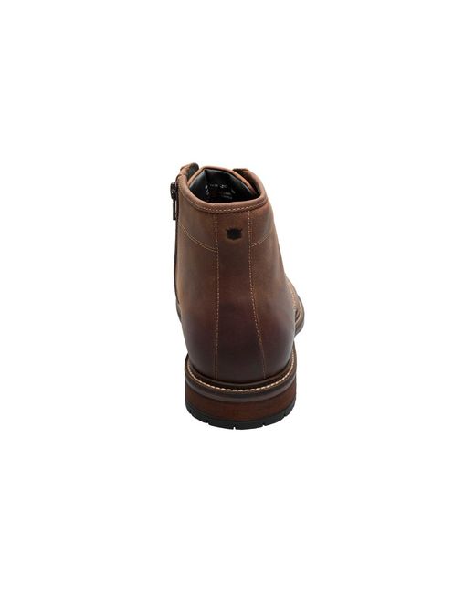 Florsheim Brown Forge Plain Toe Chukka Boots for men