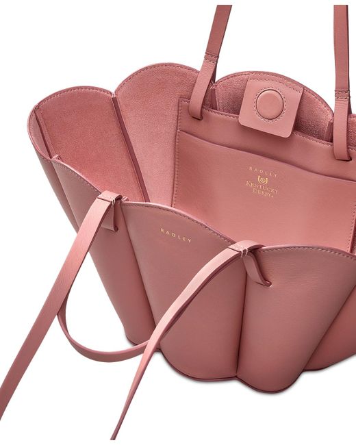 Radley Kentucky Derby Small Leather Open Top Grab Bag in