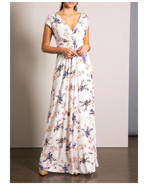 Alie Street London White Sophia Maxi Dress