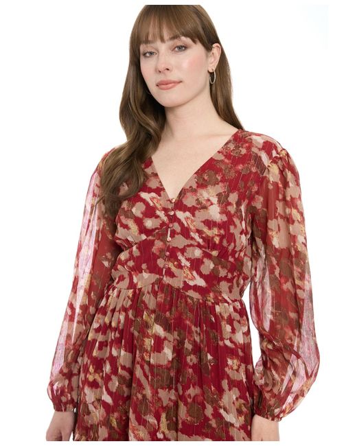 open lace back dress London Times T7019M