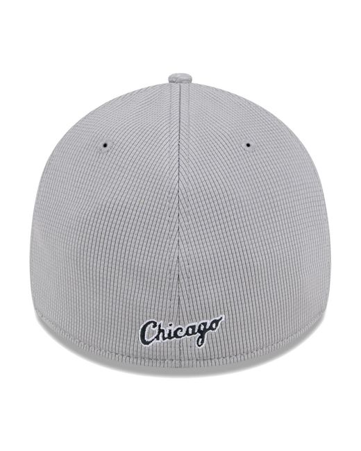 KTZ Gray Chicago White Sox Active Pivot 39thirty Flex Hat for men