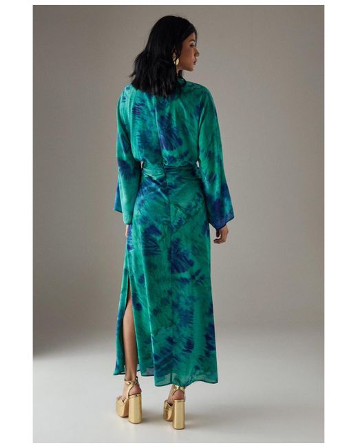 green emerald velvet dress Green Wrap Linen Dress for Women 5673  Xiaolizi