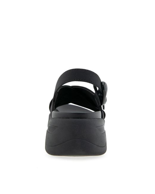 Aerosoles Black Harlow Flatform Sandals