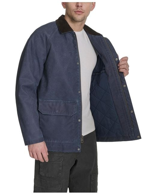 Levi's Blue Corduroy Collar Barn Jacket for men