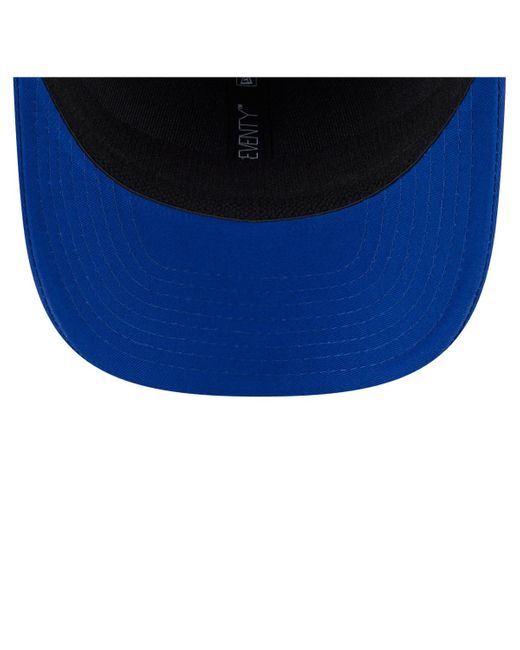 KTZ Blue New York Mets Circle Patch 9seventy Stretch-snap Hat for men