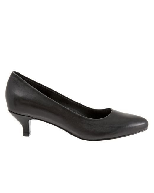 Trotters Black Kiera Pump