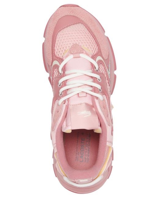 Lacoste Pink L003 Neo Casual Sneakers From Finish Line