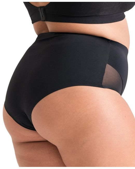 Shapermint Essentials Black Mesh Shaper Brief 51001