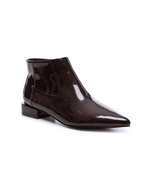 womens brown pointed toe flats