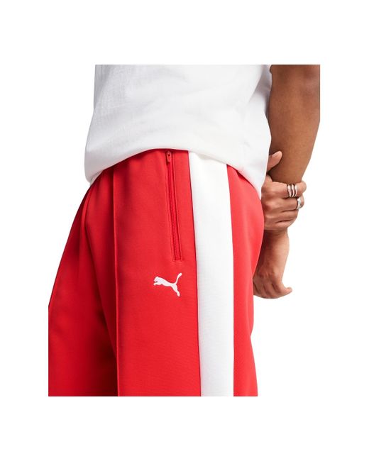 PUMA Red Always On Relaxed Track Pants for men