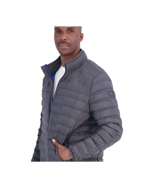 Tommy Hilfiger Blue Real Down Packable Jacket for men