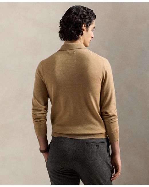 Polo Ralph Lauren Natural Wool Polo-collar Sweater for men