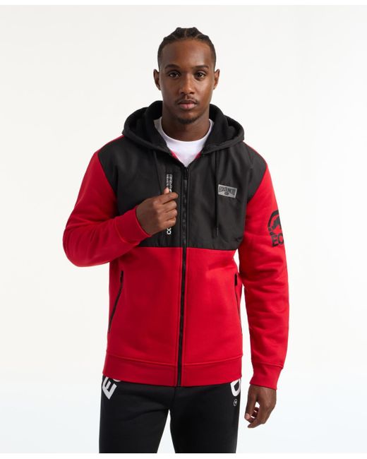 Ecko' Unltd Red Chisel Zip Up Hoodie for men