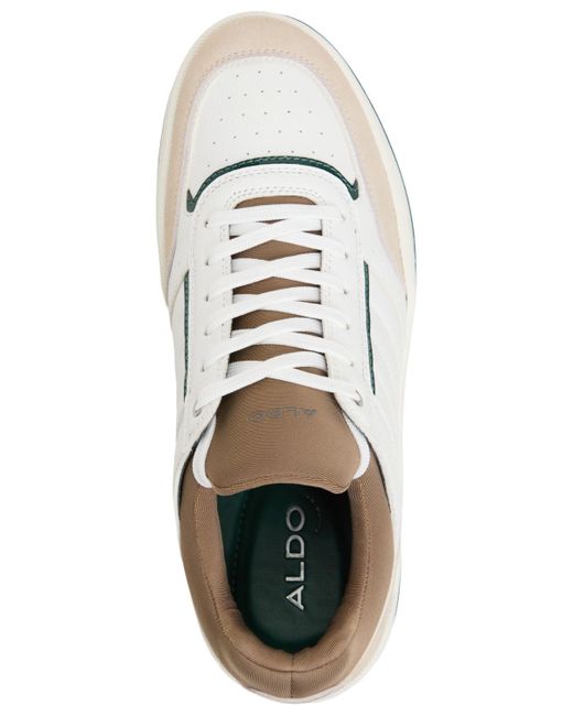 ALDO White Mauro Lace Up Sneaker for men
