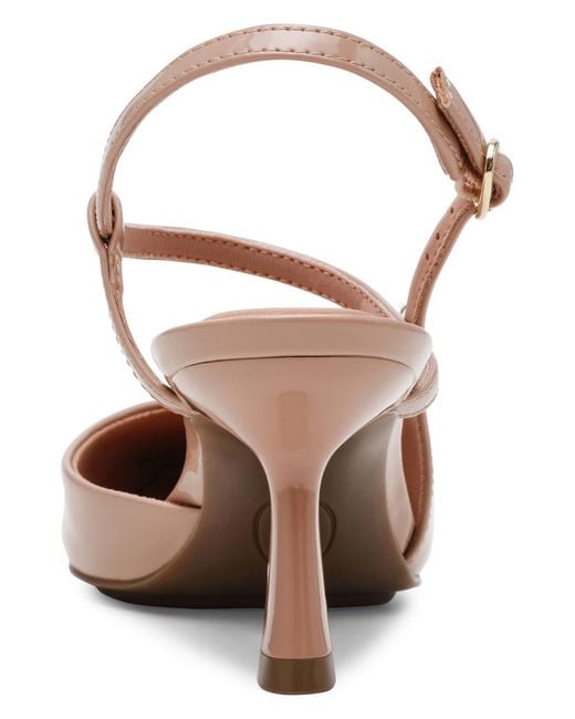 Anne Klein Pink Cosmo Pointed Toe Slingback Pumps