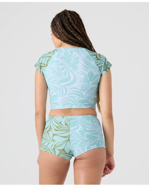 Roxy Blue Skimpy Coverage Boy Shorts