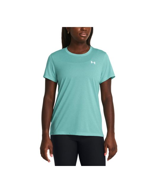 Under Armour Tech Short-sleeve Top in Green | Lyst