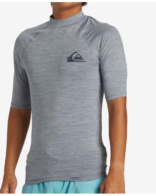 Quiksilver Blue Upf 50 Lycra Short Sleeve T-shirt for men