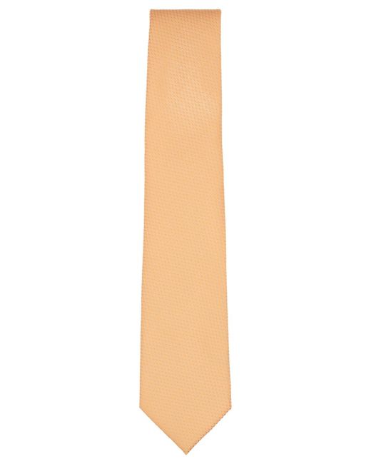 Perry Ellis Orange Classic Solid Pattern Tie for men