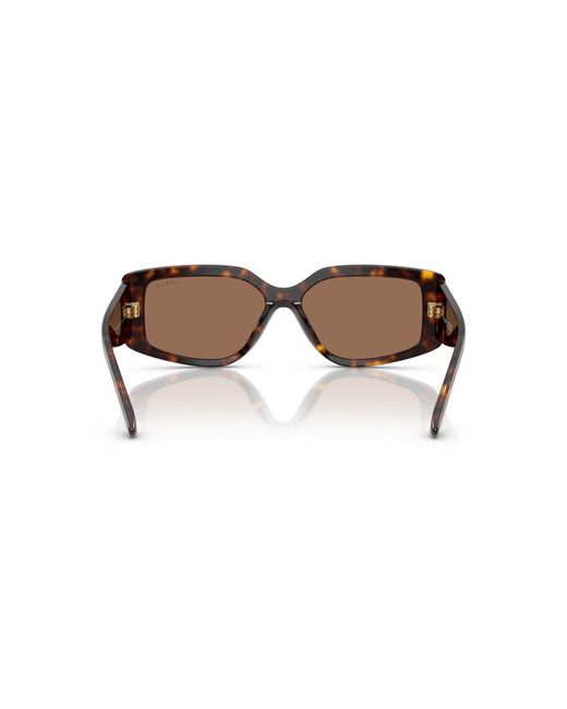 Vogue Eyewear Brown Rectangle Sunglasses