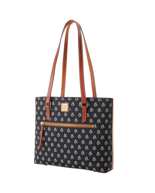 Dooney & Bourke Baltimore Orioles Signature Shopper Purse in Black Lyst