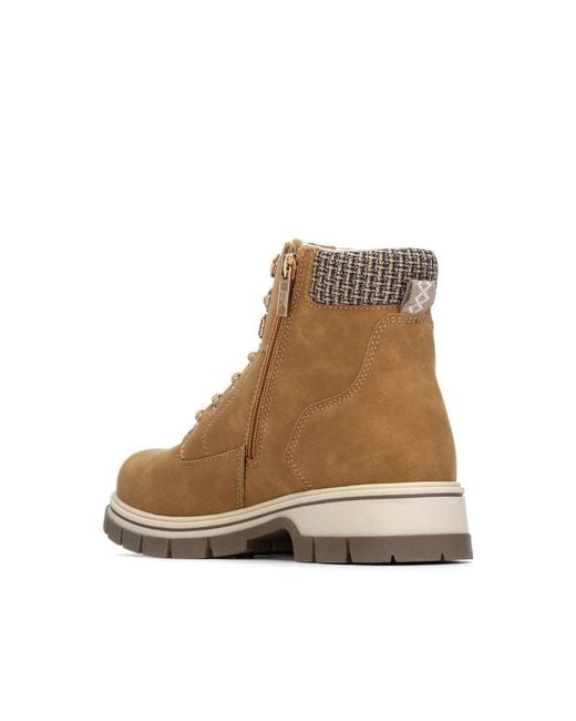 Xti Natural Ankle Combat Booties