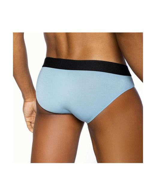 Bike Athletic Blue Active Brief for men