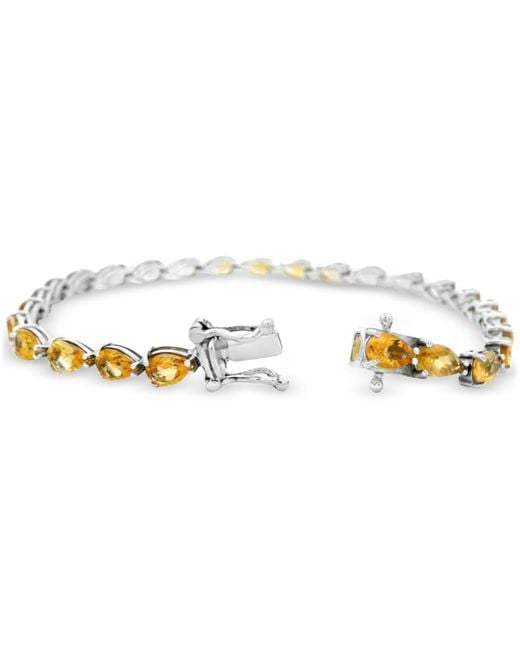 Macy's White Pear Tennis Bracelet (9-3/8 Ct. T.w.