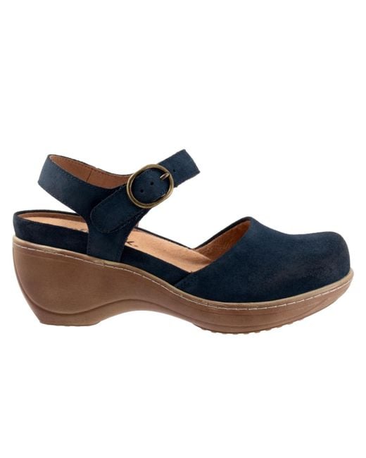 Softwalk® Blue Mabelle Clog