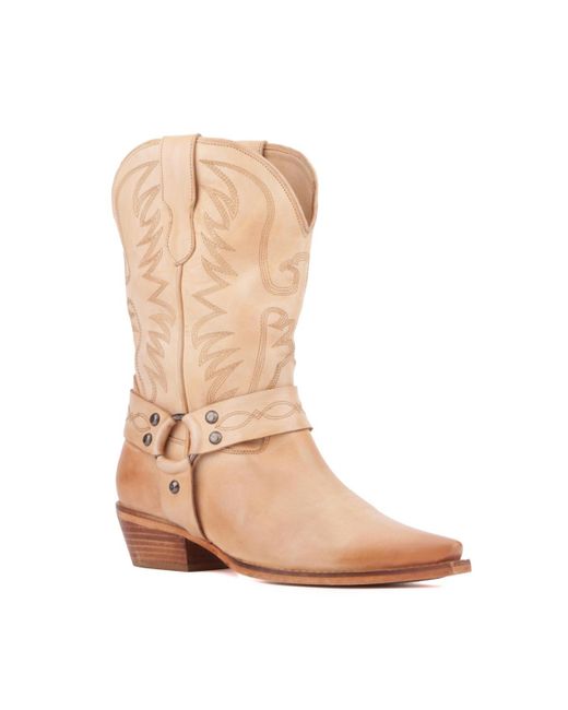 Vintage Foundry Natural Aria Western Boot