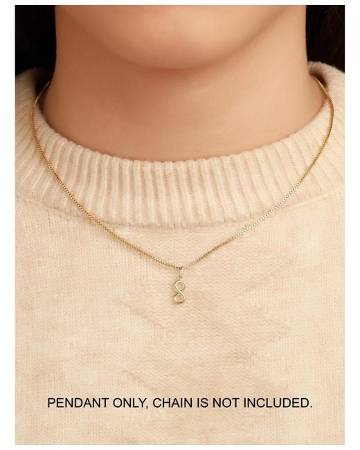 DEVATA Metallic Infinity Pendant