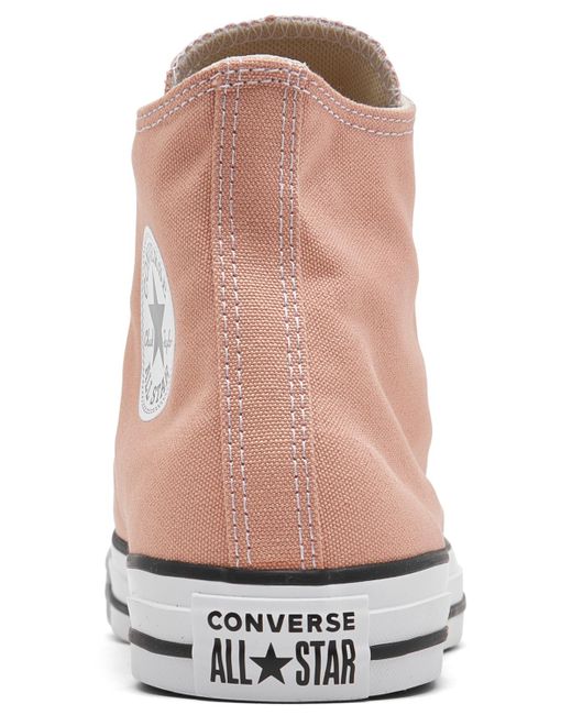 Converse Pink Chuck Taylor High Top Casual Sneakers From Finish Line