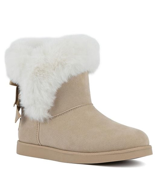 Juicy Couture Natural King Cozy Cold Weather Booties
