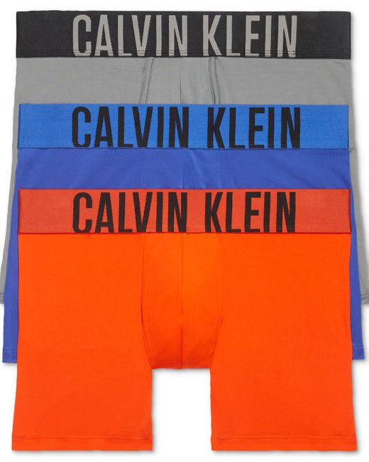 Calvin Klein Orange Intense Power Micro Boxer Briefs for men