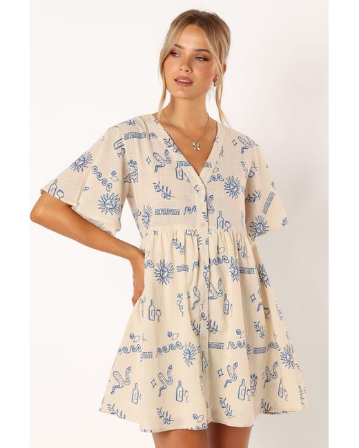 Petal & Pup Natural Elias Mini Dress